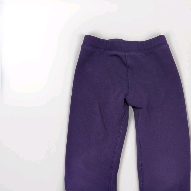 Girls Purple Fleece Joggers Youth L