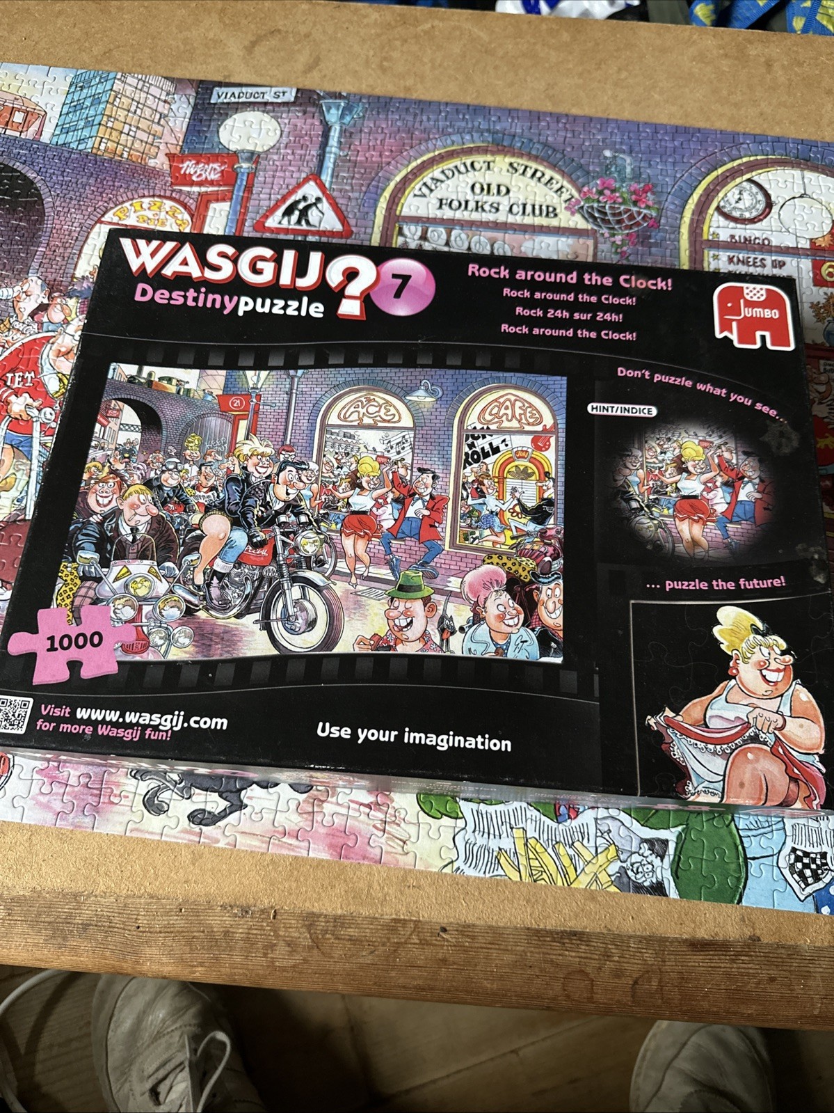 Bin Wasgij 7 Rock Around the Clock! Retro Destiny Jigsaw Puzzle 1000 Pieces