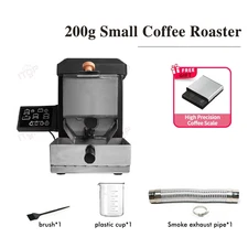 Mini Electric Coffee Bean Roast Drum Roaster Intelligent Dual Mode 200g