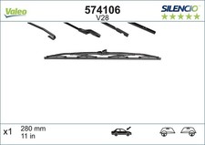Wischblatt Scheibenwischer SILENCIO CONVENTIONAL SINGLE VALEO 574106 für RENAULT