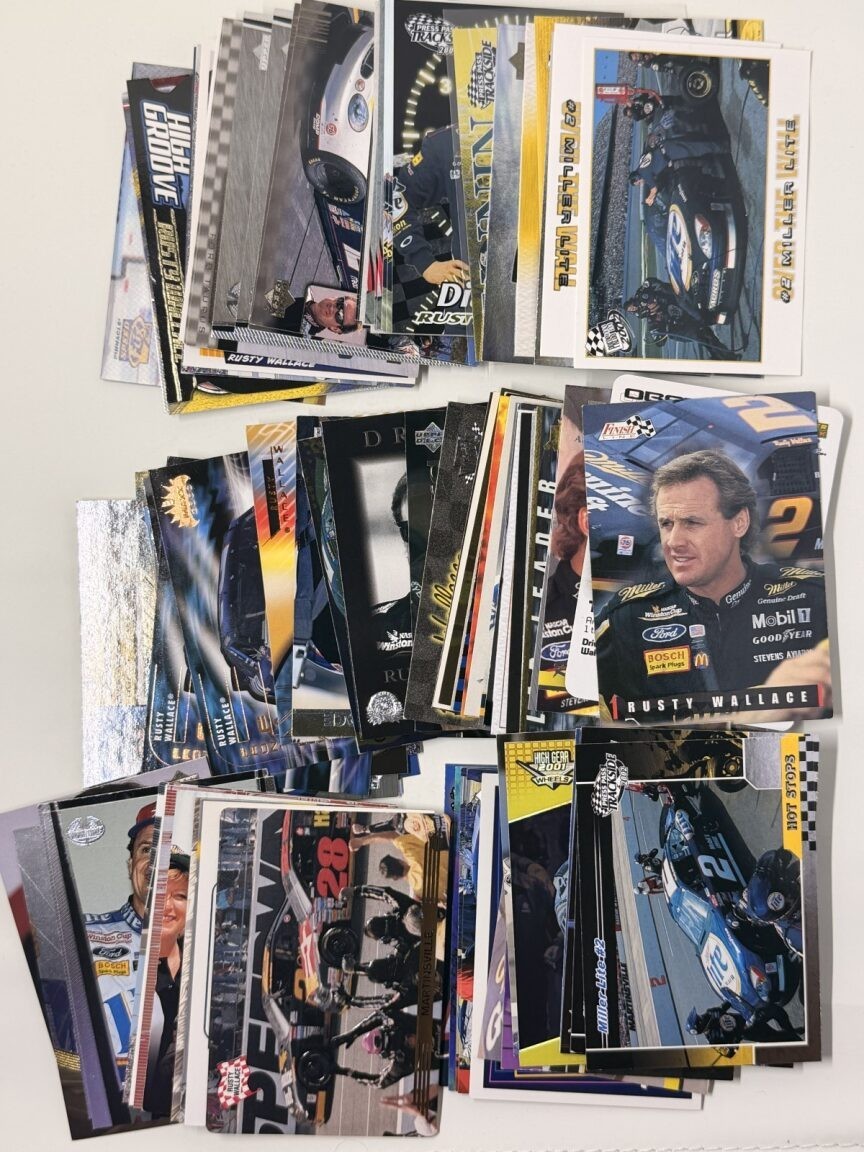 MASSIVE SINGLE LOT Rusty Wallace NASCAR 1993 - 2004 Diecut Inserts CHOOSE CARD