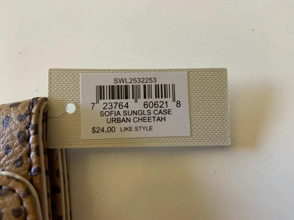 NUEVO Fossil SWL2532253 Sofia Gafas de Sol Estampado Guepardo Urbano Marrón $24 Foto 3 de 4