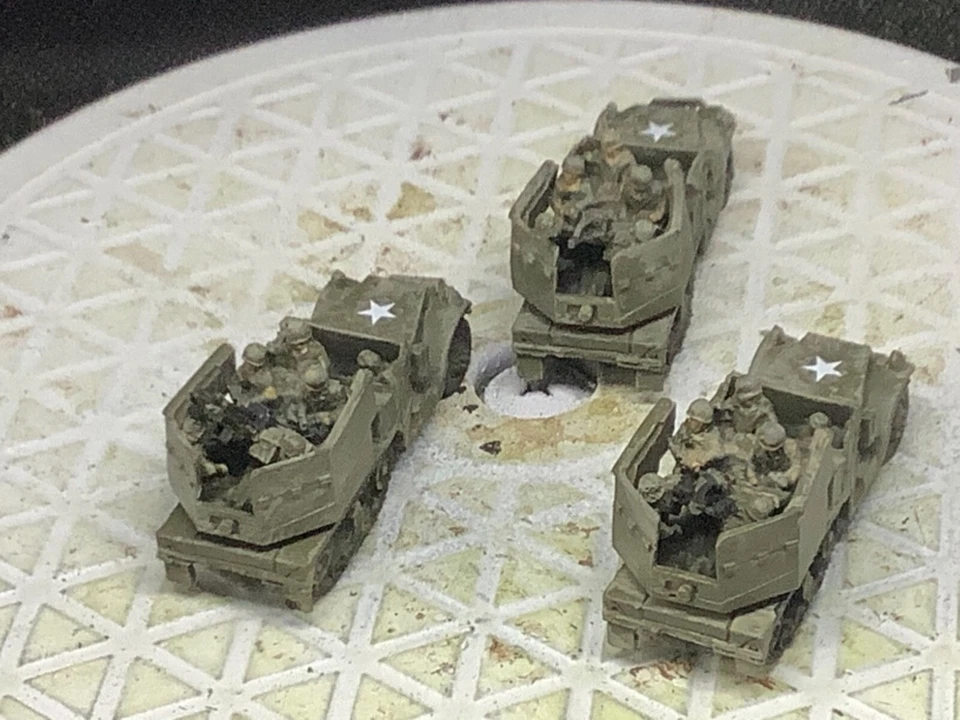 15mm Painted US M-15A1 SPAA Plt. (3) - Image 4 of 4