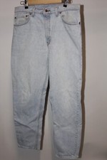 Vintage Levi's 550 Jeans Mens 36 x 32 Relaxed Fit Light Blue Wash Western VTG