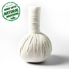 Kitama 10 x Pochon Massage ayurvédique aux plantes Thai Herbes 200g