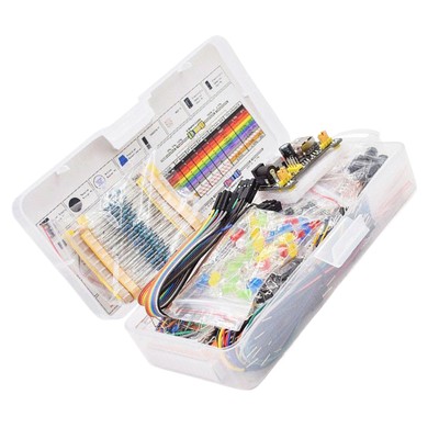 830Pcs DIY Electronic Starter Kit for Arduino UNO R3 with Breadboard Componentkw