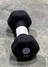 Body Sport Neoprene Dumbbell 8lb Single Weight Black New