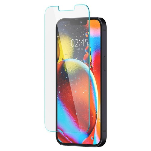 For iPhone 13/ Pro/ Max/ mini Screen Protector SPIGEN EZ Fit Tempered Glass 2PCS - Picture 12 of 22