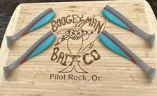 Boogey Man Bait Co. Ling Cod Rockfish Tuna Snapper 7” Swim Bait Glow In The Dark