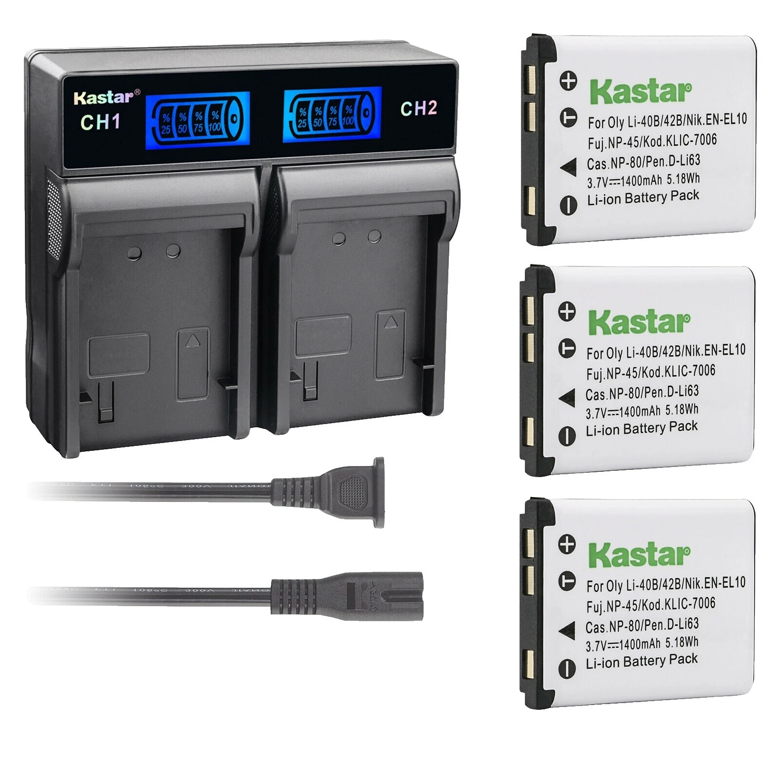 Baterías De Cámaras para 1000-1999 mAh Pentax K