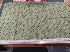 Debbie Mumm for South Sea Imports, Green with Yellow Plants - 1 and 7/8 yards