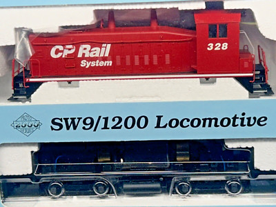 CANADIAN PACIFIC - CP RAIL SW9/1200 SWITCH LOCO - DC HO Scale ''RED'' NEW OOP RARE