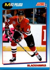 1991-92 Score Canadian Bilingual #529 Mike Peluso