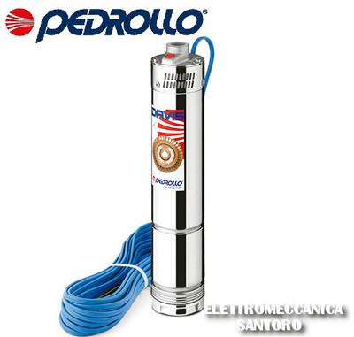 Elektropumpe Tauchpumpe Pedrollo Davis Volt 220 HP 1 Für Brunnen Ab 4