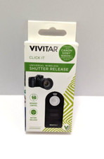 Vivitar VIV-RC6 Universal Wireless Shutter Release Black - NEW
