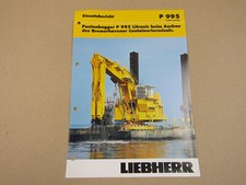 Prospekt Liebherr P 995 Litronic Raport z eksploatacji 2005 Bremerhaven Termin kontenera