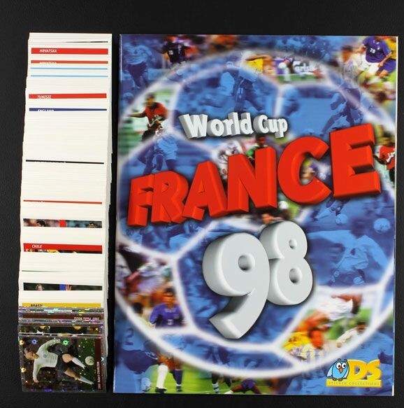 PANINI LIKE FRANCE 98 WORLD CUP ALBUM COMPLETE STICKERS SET RARE