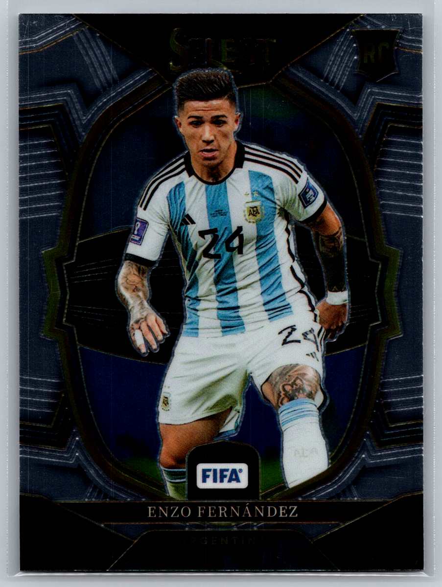 Enzo Fernandez 2022-23 Panini Select FIFA Terrace Rookie Card #26