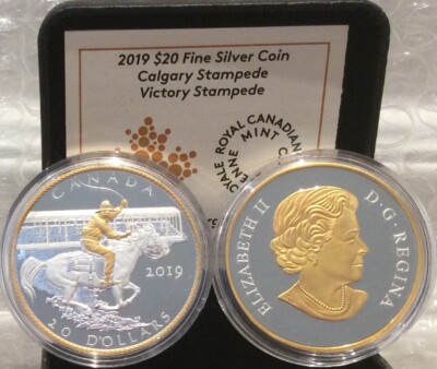 complete 2012 Canada 25 cent Calgary Stampede coin /& stamp Centennial sealed