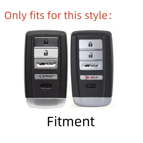 For Acura CDX RDX RLX TLX TLX-L ILX NSX 4 Buttons TPU Key Fob Cover Keychain - Bild 5 von 10