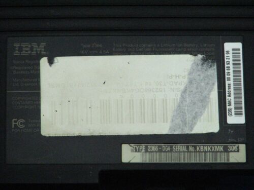 Gehäuse unten IBM T30 Notebook 9100343911-22691 - Bild 1 von 1