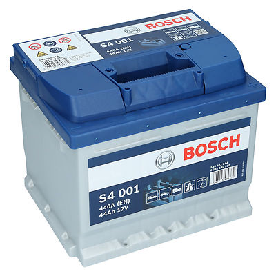Bosch S4 001 12V 44Ah 440 A EN Autobatterie Starterbatterie ersetzt 45Ah 50Ah