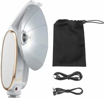 Godox Lux Senior Flash Rétro Pour Appareil Photo GN14 6000K - Blanc, 1/1-1/64 - Photo 1/4