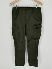 Lauren Ralph Lauren Women  s Black Label Cotton Elastane Pants Olive Sz 6 X0