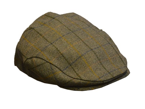 Walker and Hawkes Derby Tweed Flat Cap Shooting Hunting Country Teflon Hat - Picture 15 of 27