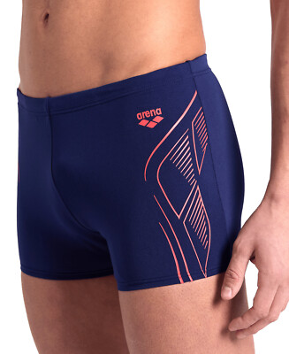 ARENA Badehose Größe XXL/8 Badeboxer Badepant Reflecting Bade Short blau 7337700