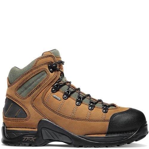 Danner 45364 Men's 453 Dark Tan 5.5" Waterproof Breathable Hiking Boots Shoes - Picture 2 of 4