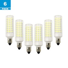 6pcs E11 LED Bulbs 110 120V 7W white/warm white 102-2835 SMD Ceiling Fan Light H