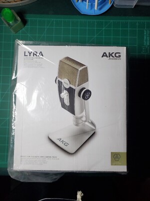 AKG Lyra Microphone for Podcast Studio Music Video - C44USB