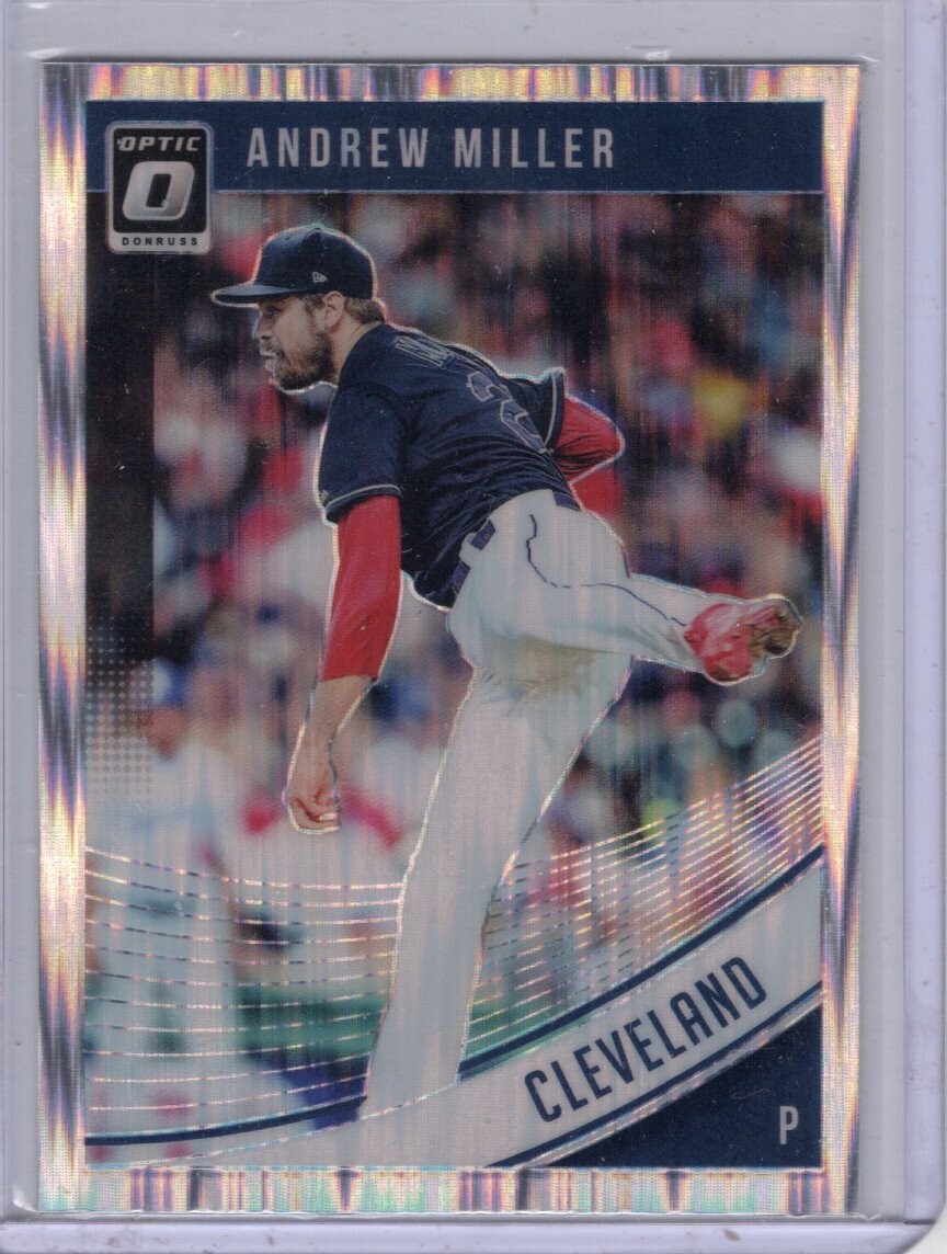2018 Donruss Optic Shock Prizm #86 Andrew Miller Cleveland Indians