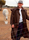 <!--F#f_0-->S M L Australian Made Oilskin Jacket Coat Long Stockman Outdoor Bushman<!--F/-->