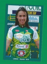 CYCLING PHOTO cyclist DANIELA LIONCO team USC CHIRIO FORNO D'ASOLO 2010