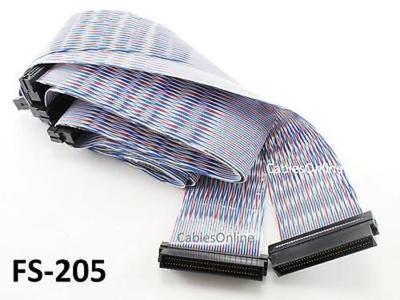 58'' Ultra-2 SCSI Twist-N-Flat 68-pin LVD 5-Drive Internal Ribbon Cable,  FS-205