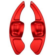 Aluminium Schaltwippen Verlängerung Rot passend für VW Golf 7 MK7 Variant Golf 8