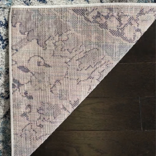 Runner 2' 3" X 4' Area Rug Bohemian Transitional Cream Light Grey Easy Care NEW - Image 3 of 4