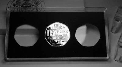 16th Birthday Silver Commemorative in Gift/Presentation Case. Son/Daughter 16
