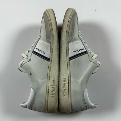 PS Paul Smith Men\'s Trainer Sneakers White Suede Leather EUR 43 UK 9 Portugal Men main image 3