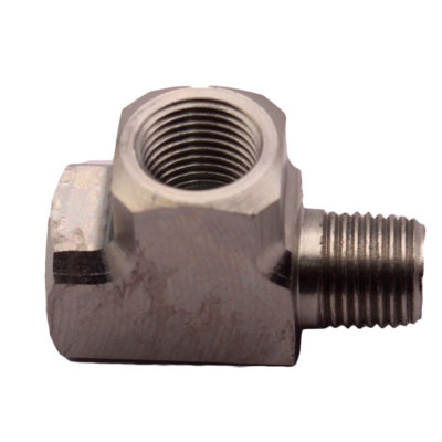 Mild Adapter T Tee Fitting 1/8'' BSPT For Air Oil Water Pressure Sensor Gauge