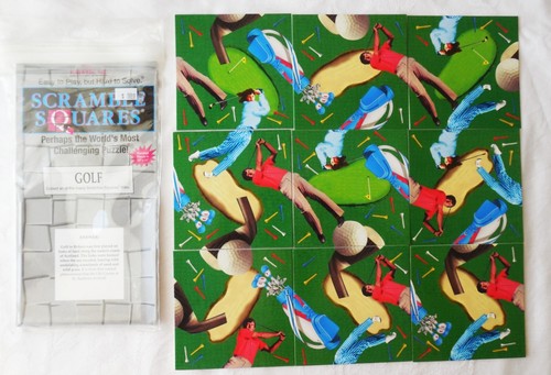 4 B Dazzle Scramble Squares SPORTS PUZZLES Golf Baseball Soccer Sailing Boating - Picture 4 of 11