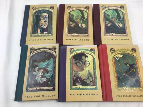 Lot of 6 A Series of Unfortunate Events PB Books Lemony Snicket 1-2-2-3-4-6 - Picture 9 of 11