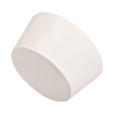 White Tapered Shaped Solid Rubber Stopper for Lab Tube Stopper Size 17