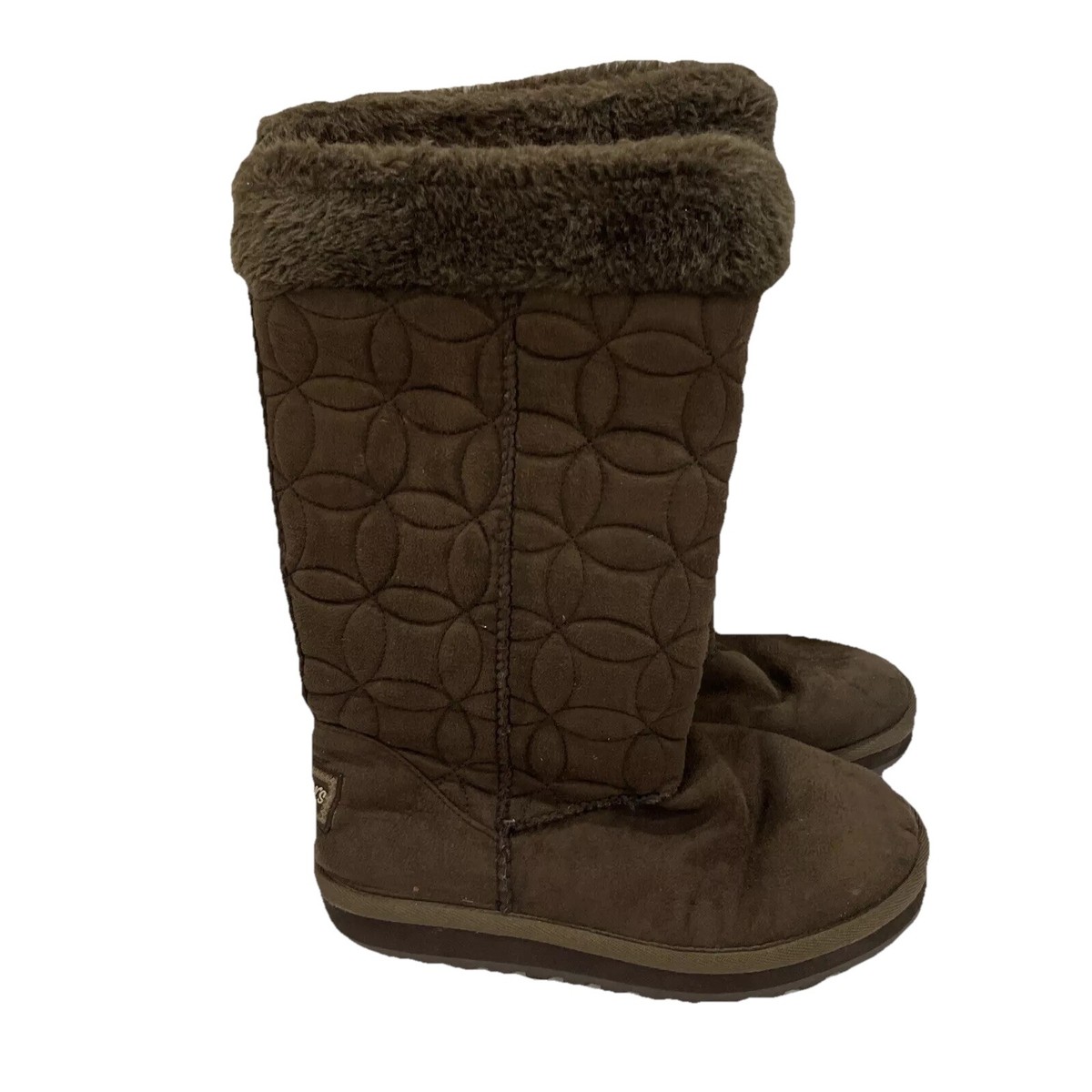 Skechers Australia boots women's size 1/2 brown Quilted - Main Image
