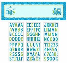 WELCOME BABY BOY baby shower giant LETTER BANNER KIT Personalize Customize 6.5'