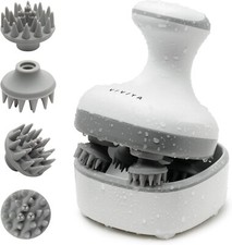 Electric Scalp Massager, Portable Rechargeable Head Massager with 8 Removable