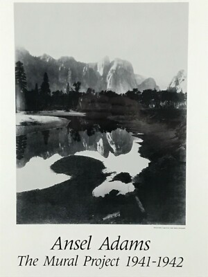 Framed Ansel Adams The Mural Project 1941-1942 Landscape