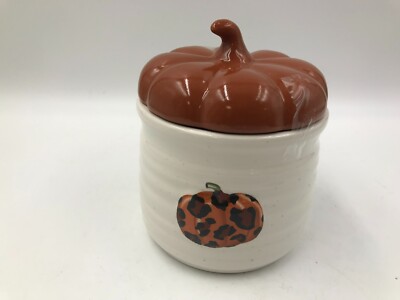 Sheffield Home Ceramic 7in Fall Pumpkin Canister AA01B1041
